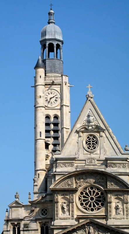 Maurice's Photos/travel/France/Paris/Church spire, Paris France 1